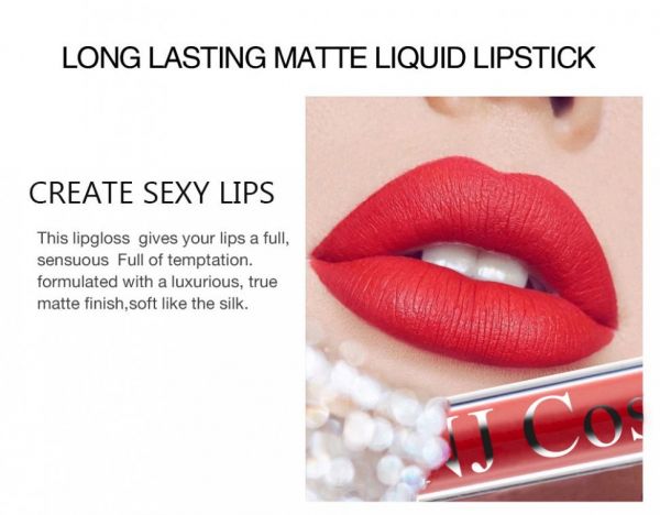 NJ Gift set of matte lip glosses, tone A